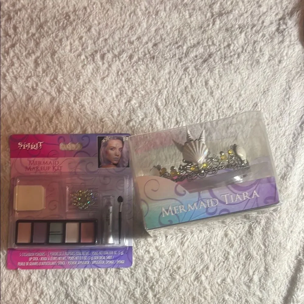 Spirit Mermaid Makeup Kit with Tiara - Multi-Color NEW